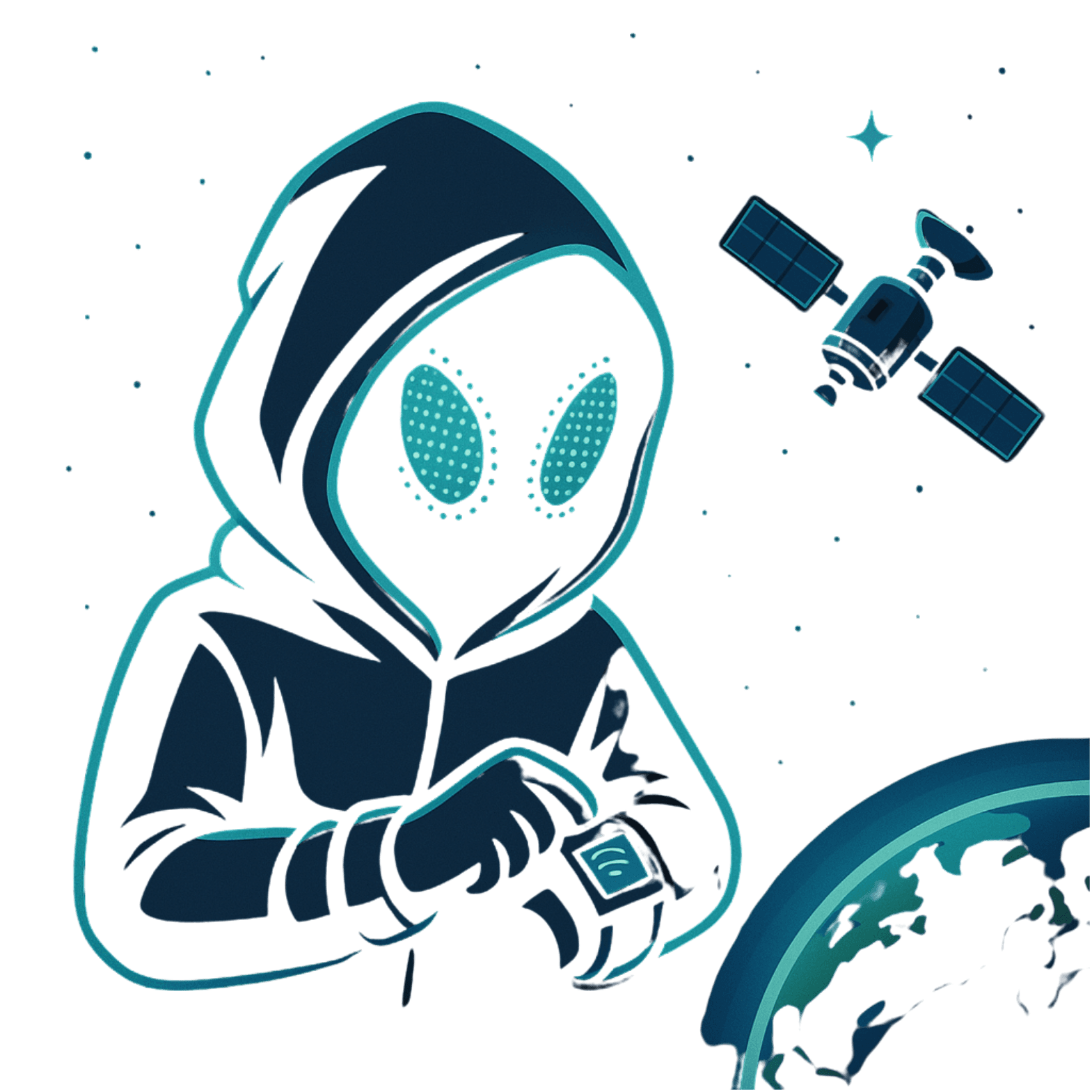 BugB Mascot in Space